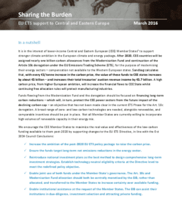 Sharing the Burden